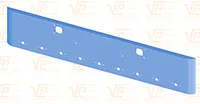18" Kenworth W900  Texas Square Bumper with Nine Combo Light Holes