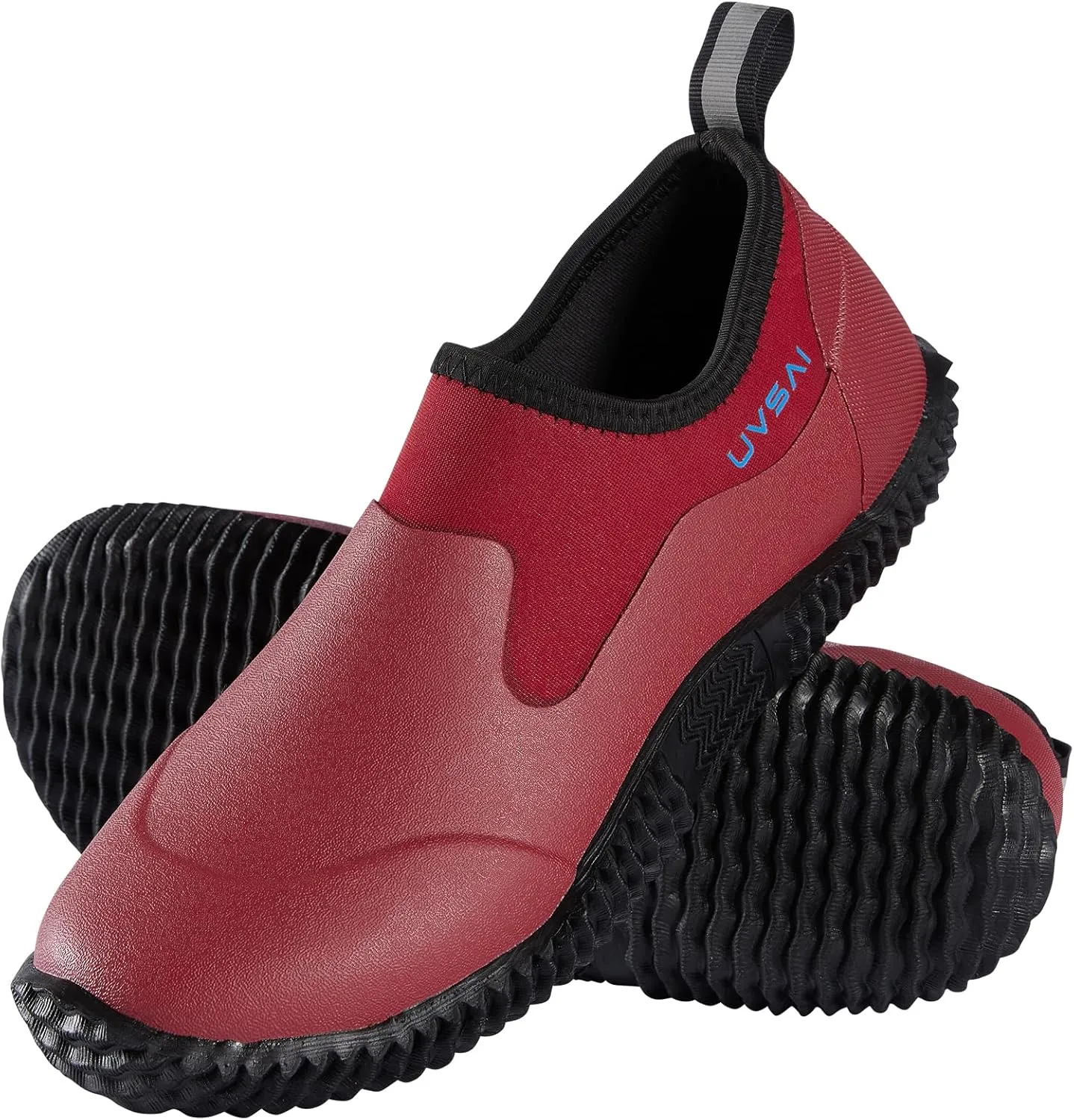 Mens Waterproof Garden Shoes Rain Boots Slip-On Footwear for Gardening Farming Camping Lawn Care Yard Work