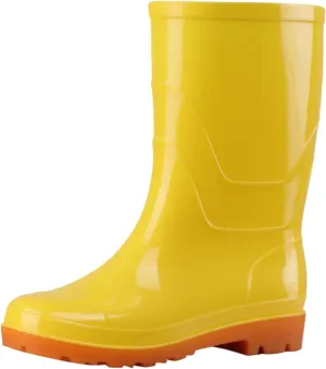 Mid Calf Rain Boots Women Women's Rain Boots Waterproof Short Garden Boots Non Slip Rain Shoes for Outdoor Gardening