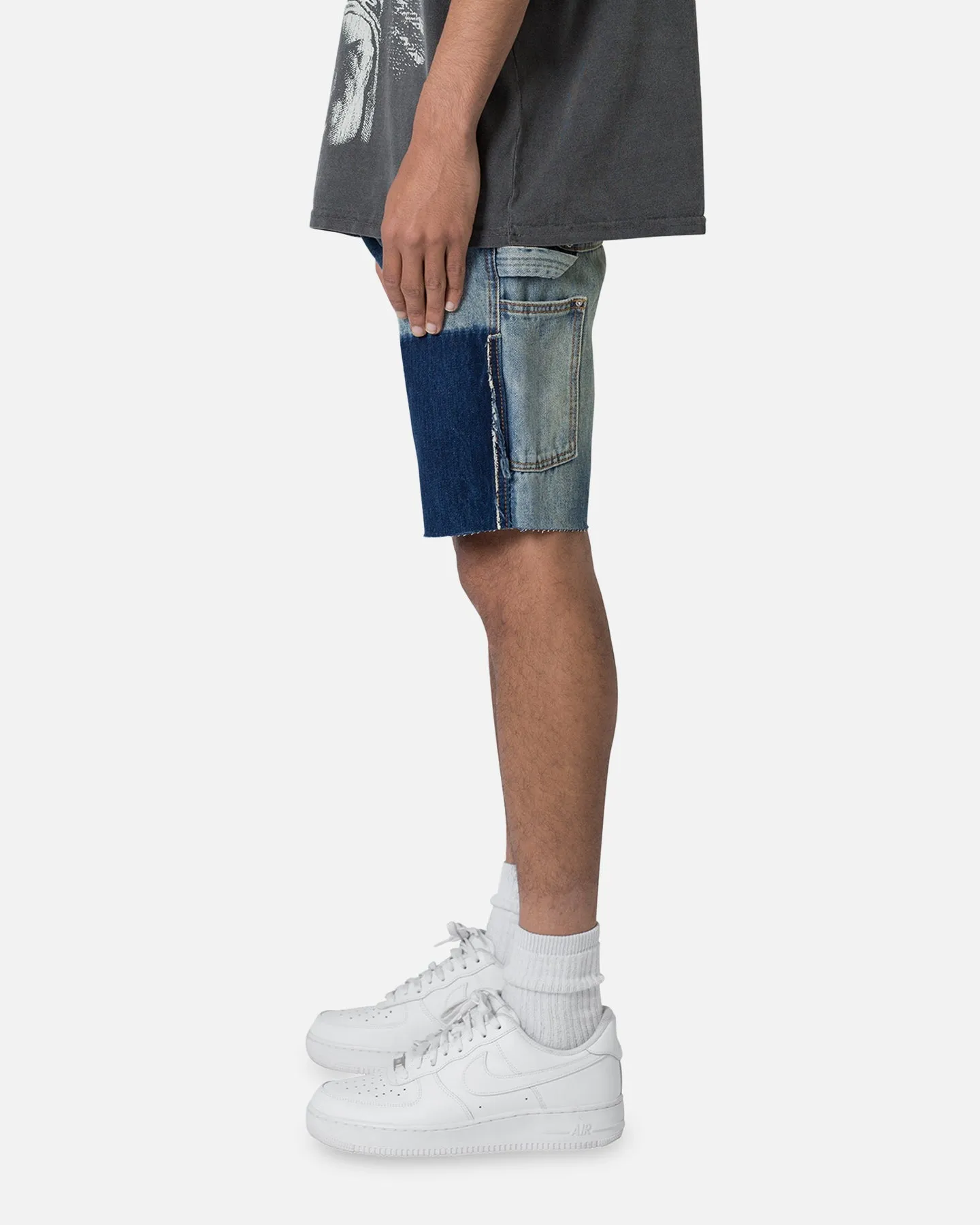 MNML R118 Denim Shorts Blue