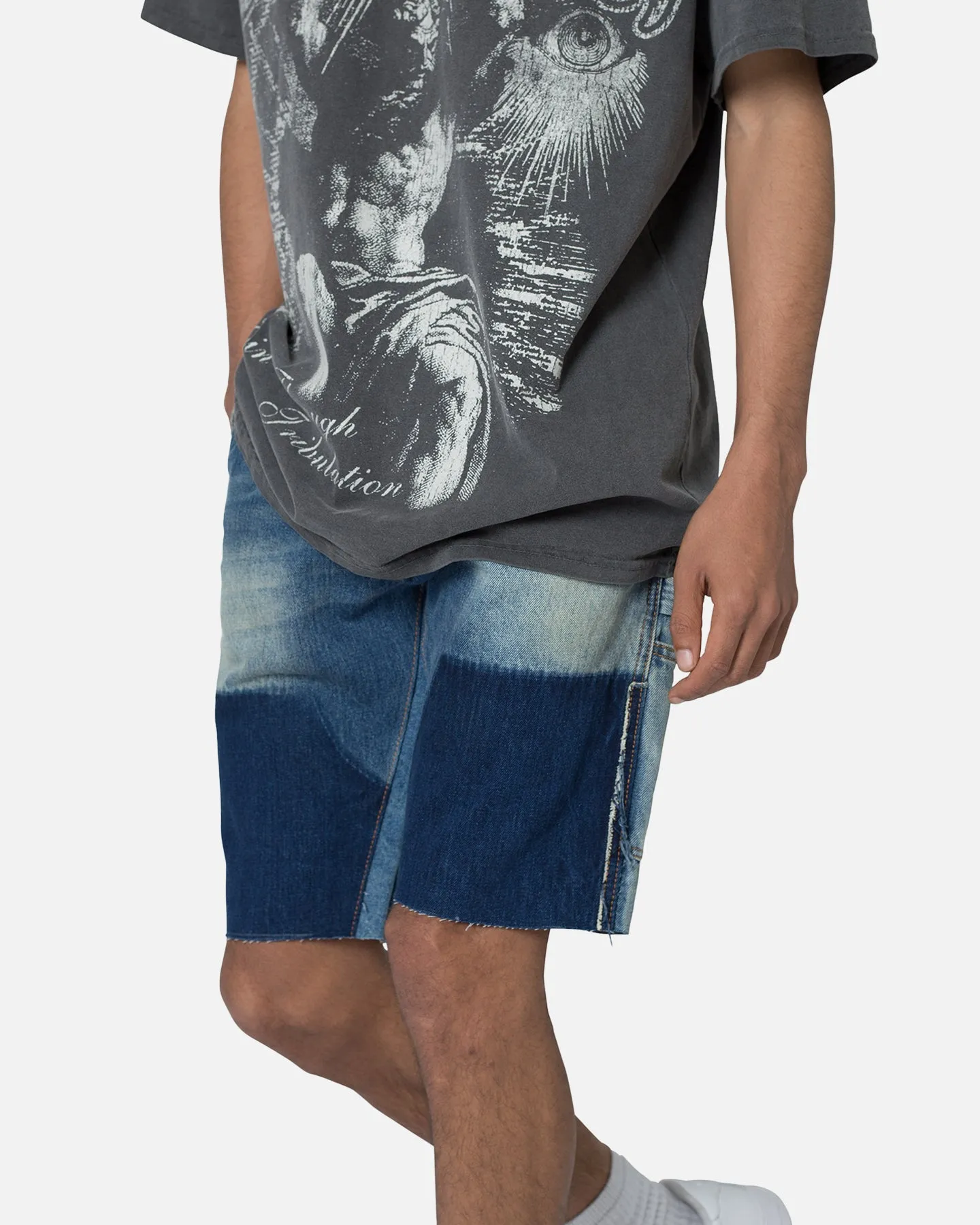 MNML R118 Denim Shorts Blue