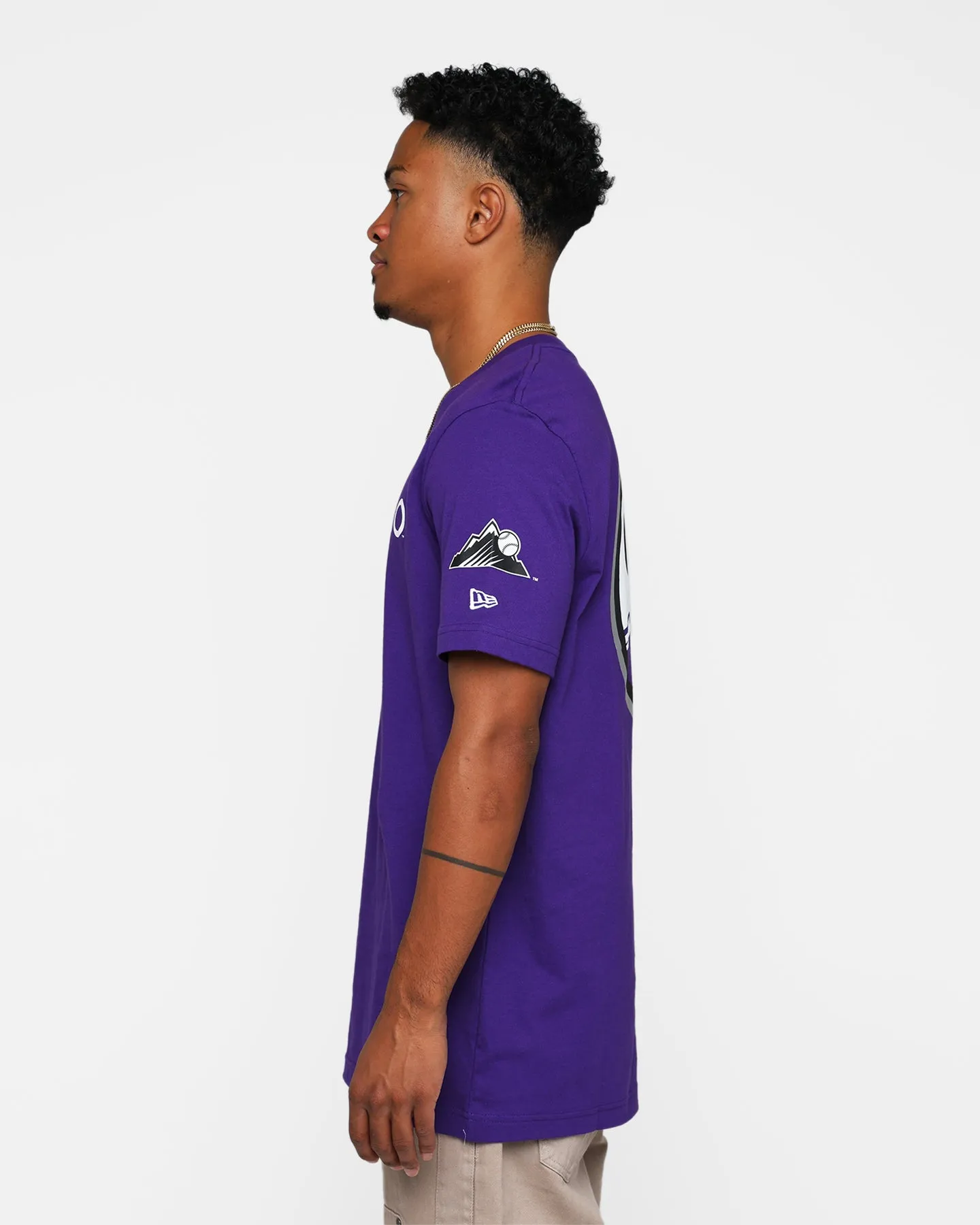 New Era Colorado Rockies Retro T-Shirt Black