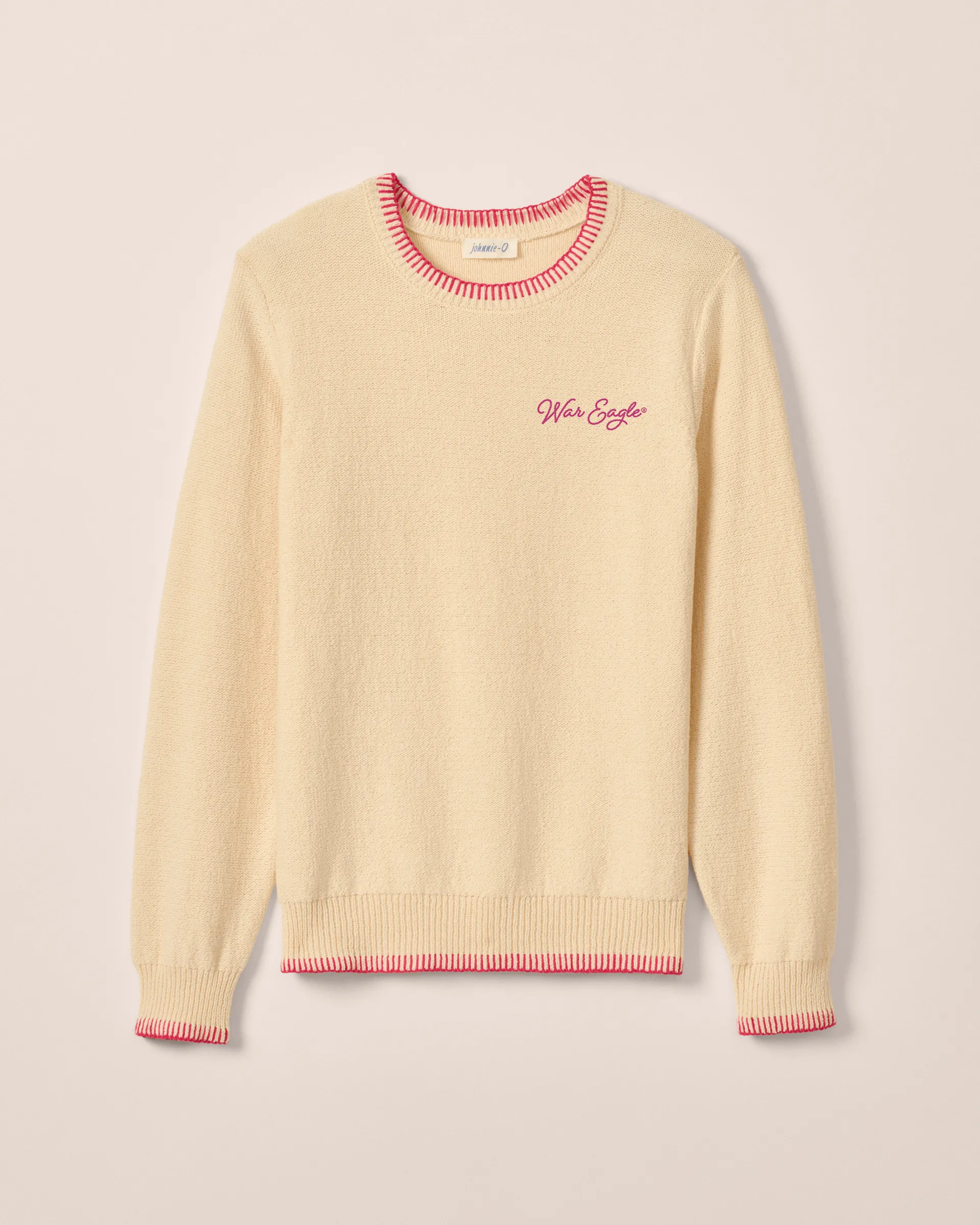 Women's Auburn Blanche Cotton Blend Crewneck Sweater - War Eagle Logo