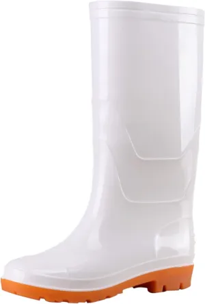 Womens Rain Boots Women's Knee High Rain Boots Waterproof Garden Shoes Comfortable Fashion Slip On Tall Rain Boots