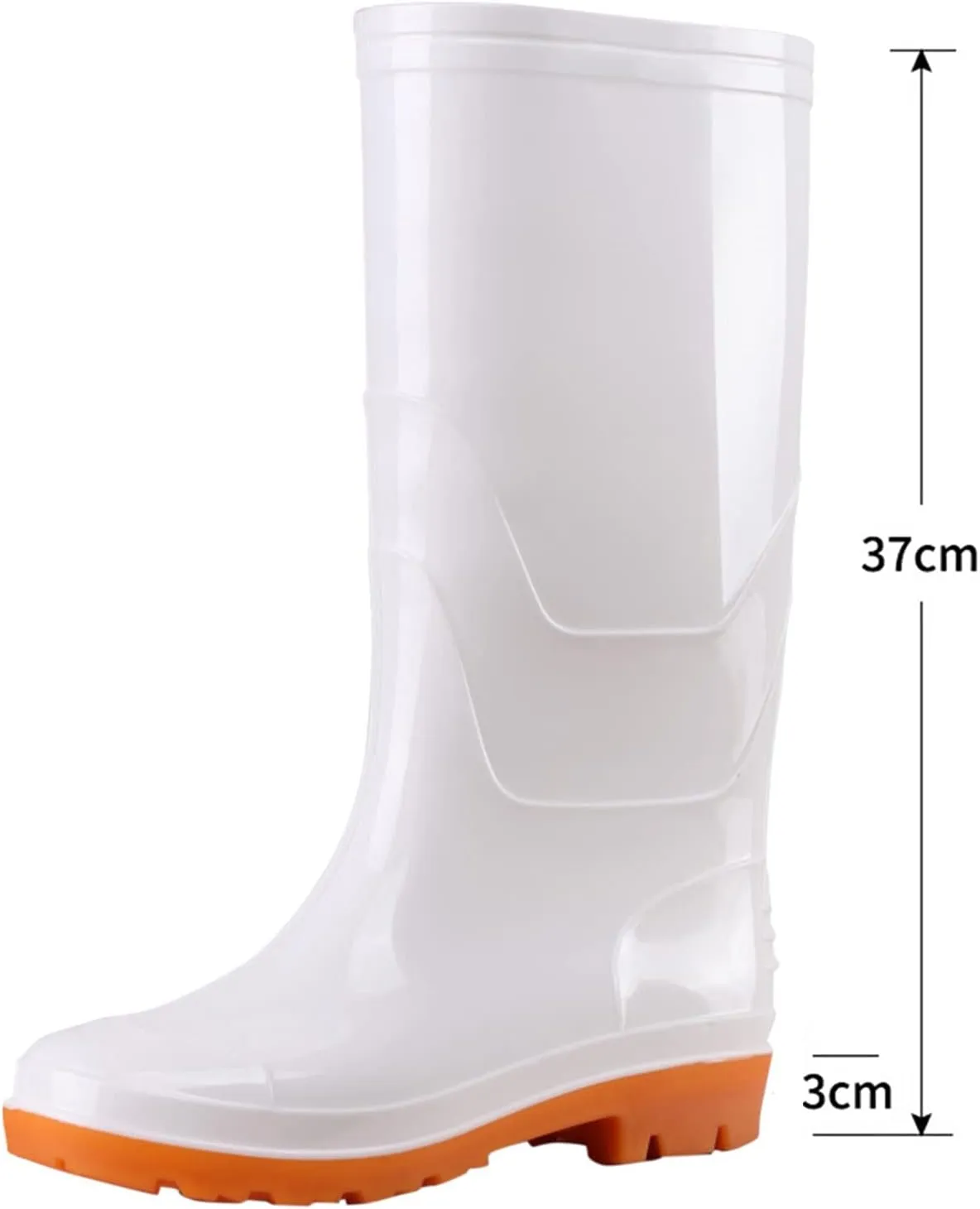 Womens Rain Boots Women's Knee High Rain Boots Waterproof Garden Shoes Comfortable Fashion Slip On Tall Rain Boots