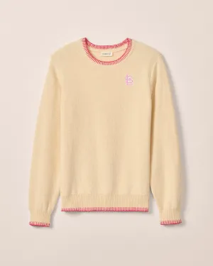 Women's St. Louis Cardinals Blanche Cotton Blend Crewneck Sweater